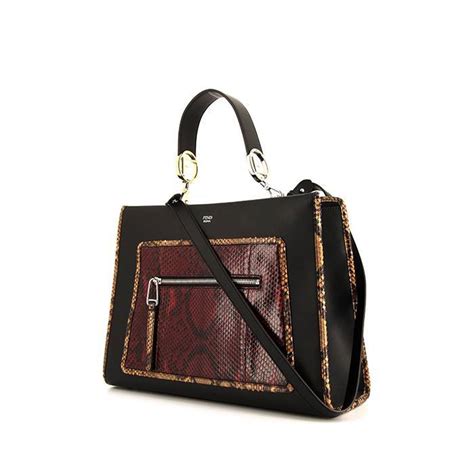 borsa pitone rosso fendi anni 60|Borse, borsette e custodie vintage Fendi .